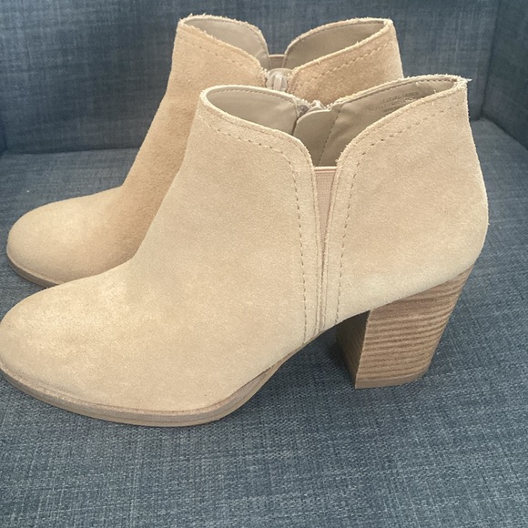 Alex Marie discontinued Gleneva Genuine Suede Block Heel Bootie - Picture 5 of 5